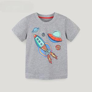 100% coton conception personnalisée fabrication et impression sérigraphié t-shirts tenue décontracté graphique bouffée impression unisexe t-shirts - Product Image 1