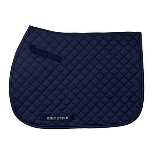 Vente en gros de tapis de selle de cheval en coton matelassé avec logo brodé taille réelle personnalisés directement à l'usine tapis de selle de cheval - Product Image 1