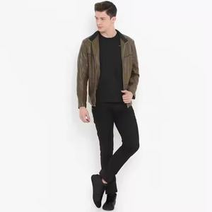 Veste d'hiver en cuir véritable teint en marron de haute qualité, mode chaude et chauffante, veste de gros - Product Image 6