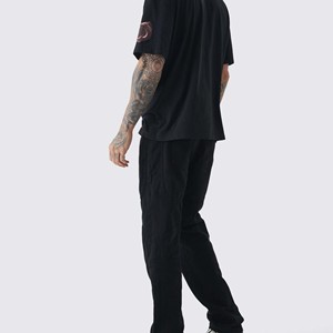 Pantalon de jogging cargo professionnel pour homme, respirant, écologique, avec taille élastique, tissu en velours côtelé, couleur personnalisée - Product Image 5