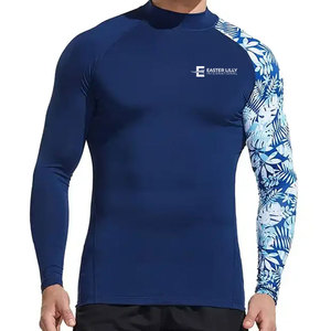 MOQ bajo, precio asequible, alta movilidad y rendimiento mejorados con camiseta de manga larga para hombre para correr y entrenar. - Product Image 1