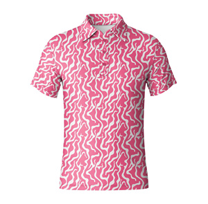 T-shirt de golf en jersey solide haute performance anti-rides pour homme, évacuation de l'humidité et logo personnalisé OEM Vietnam - Product Image 1