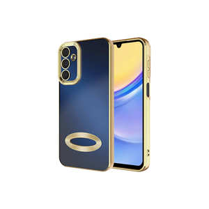 Coque de luxe en silicone électroplaqué TCMK Omega dorée pour Samsung Galaxy A15 13Pro avec logo protégé pour l'appareil photo - Product Image 1