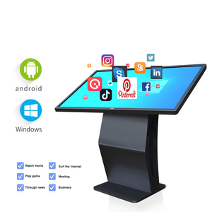 Mạng Máy nghe nhạc quảng cáo LCD hiển thị màn hình thông tin màn hình cảm ứng kiosk kỹ thuật số biển cho cửa hàng/khách sạn/sân bay - Product Image 3