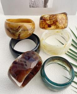 Elegant Resin Bangles for Women Fashion Jewelry Waterproof with Smooth Finish Lightweight Comfortable for All Day Wear - Product Image 4