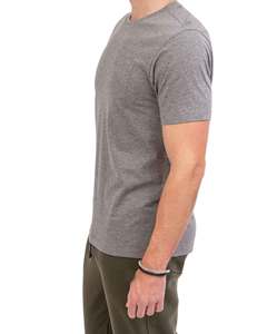 Camisetas de verano de algodón 100% para hombre, camisetas de cuello redondo de Color gris brezo, ropa informal, logotipo personalizado al por mayor de alta calidad - Product Image 4