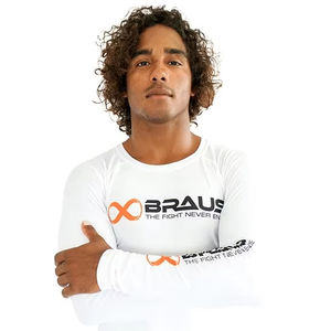 Camisa de compresión BJJ MMA de manga larga para hombre Rashguard Essentials para entrenamiento - Product Image 1
