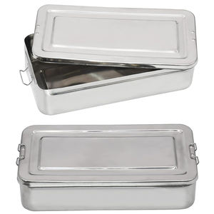 Boîte de stérilisation et de rangement pour instruments en acier inoxydable pour les utilisations chirurgicales, médicales et vétérinaires - Product Image 2