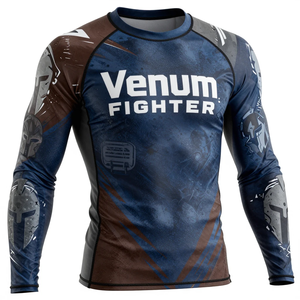เสื้อผ้าออกกำลังกายรุ่นใหม่ปี 2026 แรชการ์ด ระบายอากาศได้ดี เป็นมิตรกับสิ่งแวดล้อม แห้งเร็ว ผลิตจากผ้าสแปนเด็กซ์/โพลีเอสเตอร์ แรชการ์ด Venum Fighter - Product Image 3