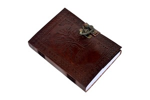 Diario de cuero personalizado, diario de escritura en relieve de árbol de la vida, libro en blanco, suministros de oficina, cuaderno planificador para estudiantes, venta al por mayor - Product Image 5