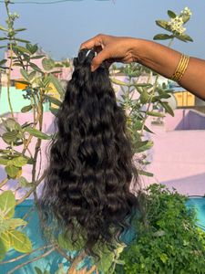 Onda de agua virgen 100% Cabello humano de donante único indio crudo Doble trama Cutícula sin procesar Cabello de templo alineado Estilo de onda natural - Product Image 6