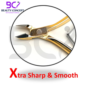 Cortaúñas Profesional de Acero Inoxidable Color Dorado, Duradero, para Cuidado Personal, con Cuchilla Curva para Pedicura y Manicura - Product Image 5