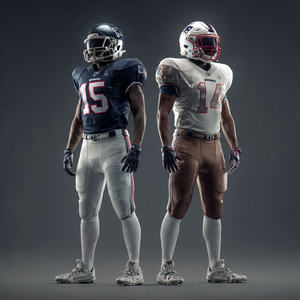 Uniforme de Fútbol Americano con Nombre de Equipo, Jersey de Fútbol de Color Sólido, Conjuntos de Pantalones Americanos - Product Image 5