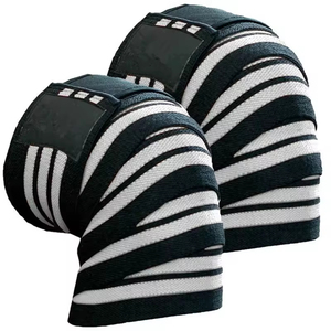 Presse à jambes Entraînement Powerlifting Genou Soutien Heavy Duty Musculation Fitness Genou Bandage Gym Squats Formation Personnalisé Genou Wraps - Product Image 2