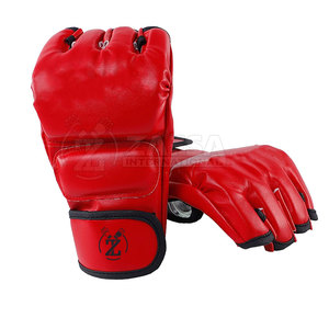 ถุงมือ MMA หนัง PU สำหรับฝึกชกมวยแบบมืออาชีพถุงมือฝึกชกมวยสำหรับ2025ออกแบบได้ตามต้องการ - Product Image 1