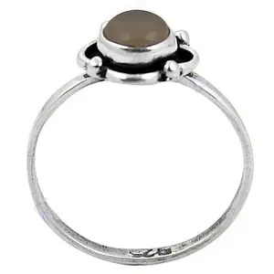 Anillo de Plata 925 Chapado en Oro Rosa y Oro con Piedra Lunar para Mujer, con Incrustaciones de Forma de Número Única, Joyería en Caja, Regalo para Ella - Product Image 3