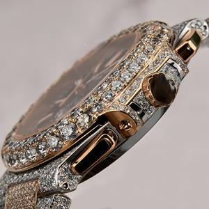 High Quality VVS Moissanite Diamond Watch for <b>Men</b> Luxury Automatic Mechanical <b>Bracelet</b> Pass Test Diamond Watch Hip Hop Style - Product Image 2