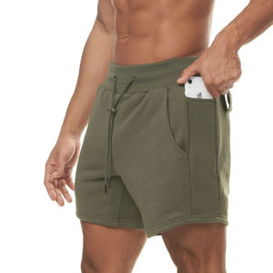 OEM Wholesale Unisex Heavyweight Summer Cotton Mobile Pocket Sweat <b>Shorts</b> Quick Dry Custom Logo High Street Style <b>Men's</b> <b>Shorts</b> - Product Image 6