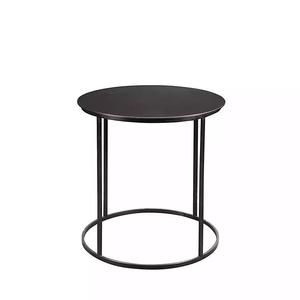 Mesas auxiliares de hierro con diseño minimalista moderno, perfectas para sala de estar, dormitorio, oficina y espacios de salón - Product Image 1