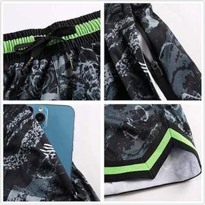 Shorts d'entraînement et de basket-ball pour hommes avec logo brodé Meilleures ventes en gros - Product Image 6