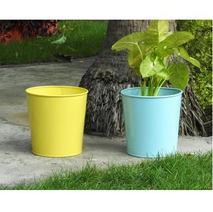 Meilleure vente seau de jardinière en métal en fer multicolore pour la maison, l'extérieur et le jardin. - Product Image 5