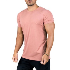 Venta al por mayor de Camisetas Personalizadas para hombre Slim FIT 100% algodón de secado rápido Casual diseño moderno corte suelto en blanco estambre tela desgastada - Product Image 3