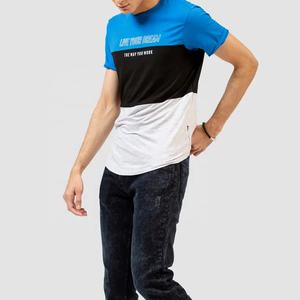 Vente en gros T-shirt à manches courtes grande taille pour hommes avec conception personnalisée et logo en jersey respirant avec impression numérique - Product Image 6