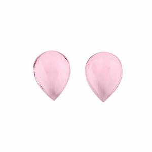 Wholesale Quality 12x16mm Smooth Pear Baby <b>Pink</b> Quartz Briolette Loose Gemstone <b>Necklace</b> & Earrings Set for Jewelry Making - Product Image 5