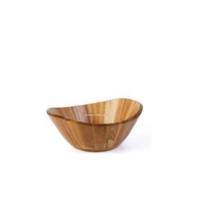 Bol à nouilles en bois, bols de cuisson en bois d'acacia écologique avec fourchette cuillère vaisselle pour produit Offre Spéciale - Product Image 2