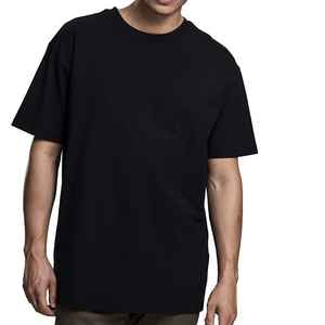 เสื้อยืดผู้ชายผ้าฝ้าย100% ไหล่ตกไซส์ใหญ่พิเศษเสื้อยืดคอกลมพิมพ์ลายปักออกแบบได้ตามต้องการ - Product Image 2