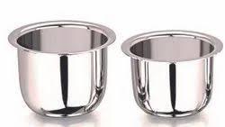 Elegante Tazón de Servir de Metal para Cocina, Tazón de Acero Inoxidable para Alimentos, Vajilla Contemporánea para Mesa de Comedor, Plato para Servir Ensaladas y Frutas - Product Image 4