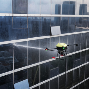 Drone de nettoyage haute pression Joyance pour le nettoyage des fenêtres de bâtiments, des voitures, des panneaux d'affichage, des toits et des panneaux solaires - Product Image 1