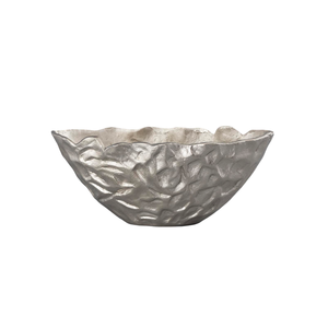 Modern Silver Color Metal Serving <b>Bowl</b> Home & Restaurant Tableware Decorative <b>Bowl</b> for Fruit & <b>Salad</b> Tools - Product Image 4
