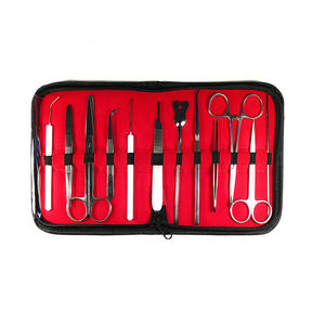 MEDIHEAL SURGICAL CORPORATION Kits chirurgicaux personnalisés de 12 pièces, manche de scalpel, pinces, outils, ensembles, étui en cuir, modèle MSC-H-1013 - Product Image 1