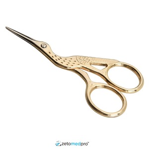 กรรไกรปักลาย Black Stork Design คุณภาพพรีเมียม ผลิตจากเหล็กกล้าไร้สนิมคมกริบ สไตล์วินเทจ สำหรับตัดผม เย็บผ้า และงานฝีมือ สามารถปรับแต่งได้ - Product Image 4