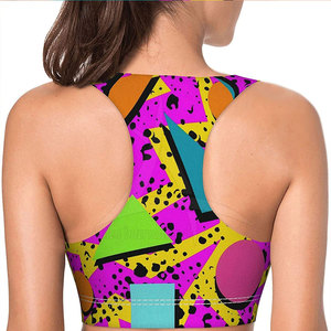 Vêtements de sport pour femmes, soutien-gorge de sublimation, haute qualité, soutien léger, sans couture, respirant, séchage rapide, écologique - Product Image 2