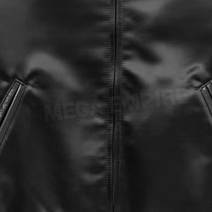 Logo personnalisé de qualité supérieure 100% Polyester Satin Vestes Bomber Baseball Veste d'hiver Hommes Veste En Gros Personnalisé ODM OEM - Product Image 5