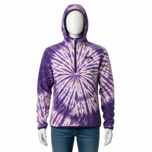 Windproof Tie Dye Fleece Hoodies Polyester Cotton Warm Soft Pullover Sweatshirt Outdoor Casual Winter Apparel - Product Image 3