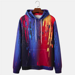 100% algodón nueva moda sublimación hombres sudaderas 2025 sublimación nuevo estilo personalizado Sudadera con capucha - Product Image 6