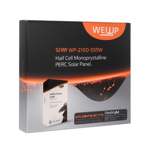 แผงโซลาร์เซลล์ WEUP WP-210D-555W 550W แบบโมโนคริสตัลไลน์ PERC ครึ่งเซลล์ - Product Image 2