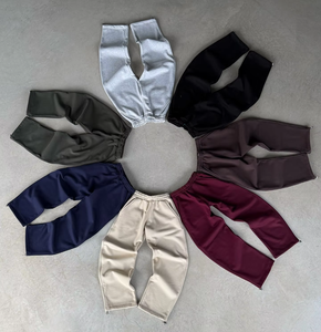 Chándal personalizado de alta calidad para hombre, conjuntos de aspecto holgado de gran tamaño, pantalones de pierna ancha, ropa de calle, Tops 2025, conjuntos de ropa para hombre - Product Image 3