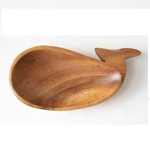 ถาดไม้เสิร์ฟอาหารอาหารอเนกประสงค์ถาดไม้ธรรมชาติสำหรับใส่อาหารอุปกรณ์รับประทานอาหารถาดสำหรับเก็บผลไม้ - Product Image 5