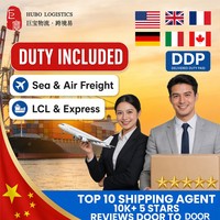 Transitaire maritime et aérien HUBO Logistics Chine vers États-Unis, Royaume-Uni, France, Allemagne, Italie, Canada, livraison DDP porte à porte, agent d'expédition LCL