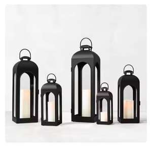 Manufacture & Exporter Elegant Designs Handmade Eco-Friendly Durable Metal Lantern Simple Plain <b>Cheap</b> Selling Hanging Lanterns - Product Image 1