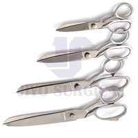 Ciseaux de tailleur à forte demande avec manche en or, ciseaux de coupe en tissu robuste,/8 "/9"/10 "/12"/cisailles à coudre professionnelles