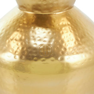 แจกันตกแต่งลายด่างโลหะสีทองพร้อมร่องสุดหรูแจกันดอกไม้สไตล์โมเดิร์นสำหรับห้องนั่งเล่นโรงแรมงานแต่งงาน - Product Image 3