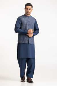 La mayoría de los hombres de tendencia Salwar Kameez Set 2024 último estilo personalizado bordado Slim Fit algodón fiesta ropa de invierno - Product Image 4