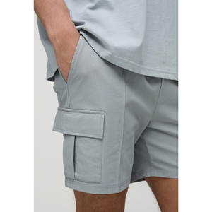 Pantalones cortos Cargo de algodón para hombre, ropa de calle informal de verano, pantalones cortos Cargo con múltiples bolsillos para hombre 2025 - Product Image 6