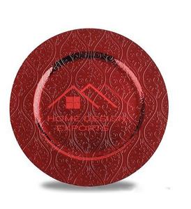 Best Seller Metal terminado para placa de cargador Diseño de grabado Venta caliente Plato para servir alimentos Precio al por mayor Pedido mínimo - Product Image 3