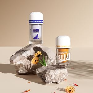 Di alta qualità vuoto trasparente Capsule bottiglie di vetro pillole di vitamina medica compresse flacone per la cura <span class=keywords><strong>della</strong></span> salute integratore di prodotti - Product Image 1